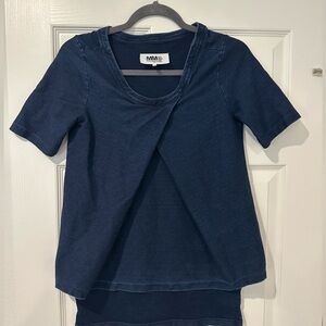 MM6 Maison Margiela size XS Denim short sleeve shirt